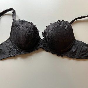 Meritlux Black lace push-up bra